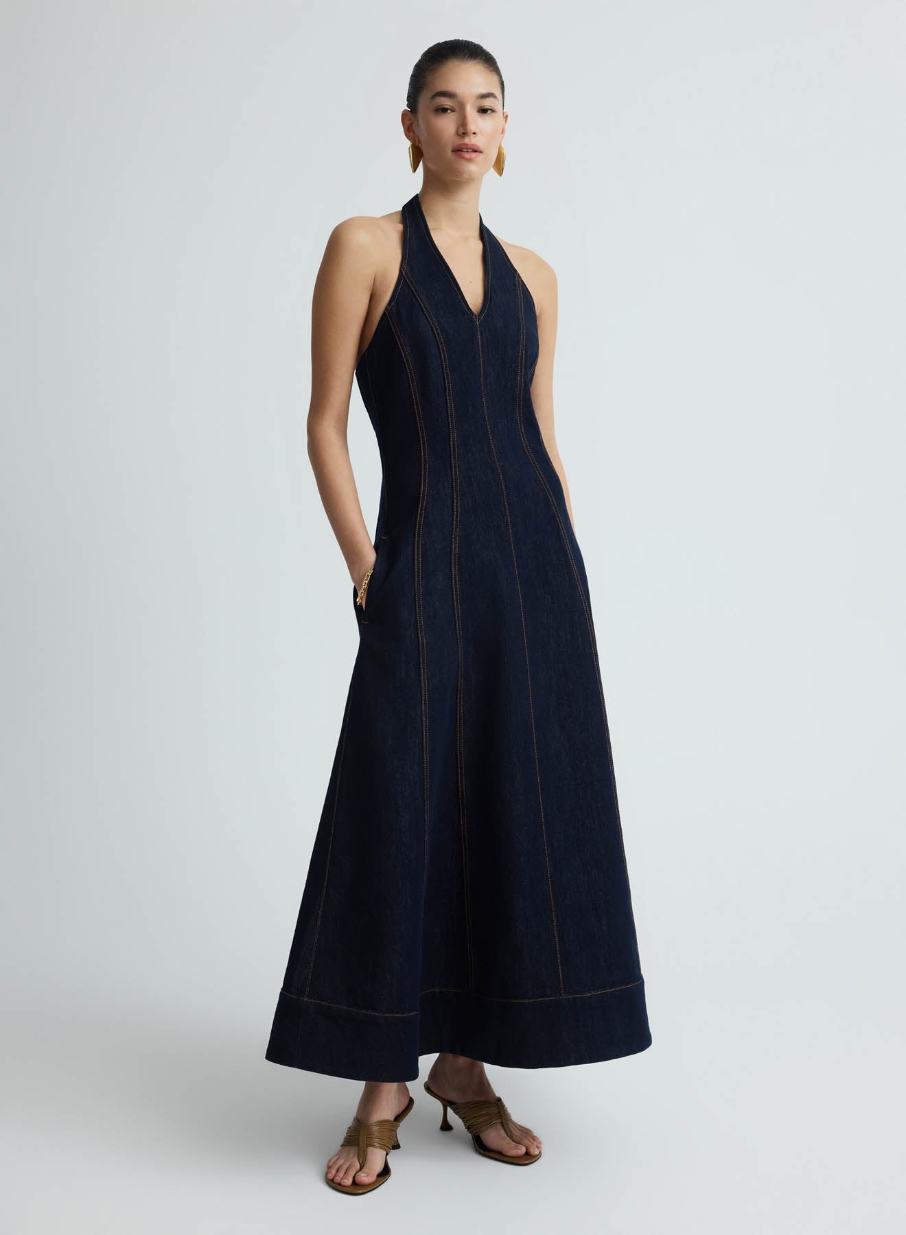 KNOX DRESS (DARK INDIGO)