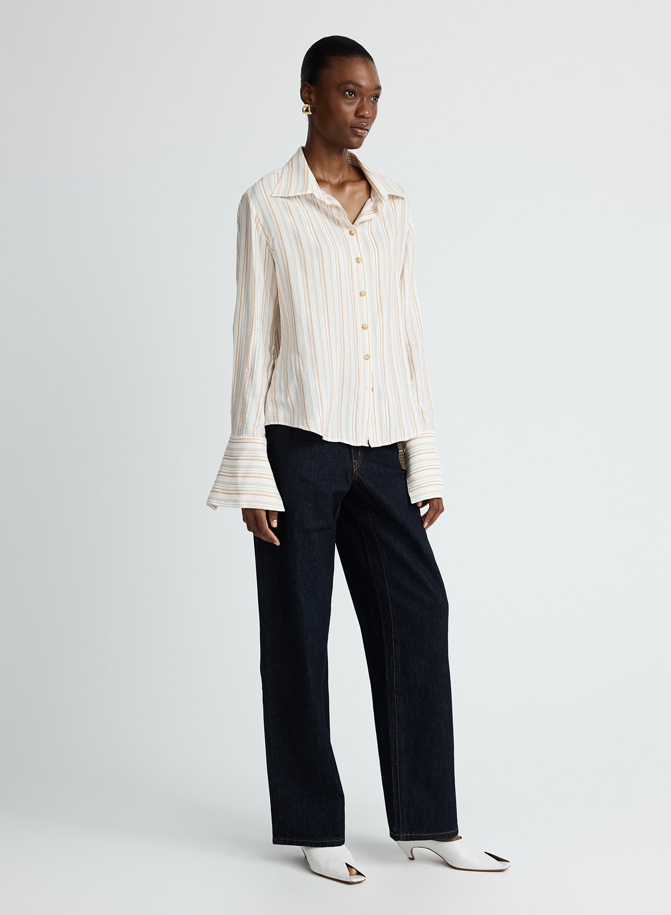 ODESSA SHIRT (RUSSET STRIPE)