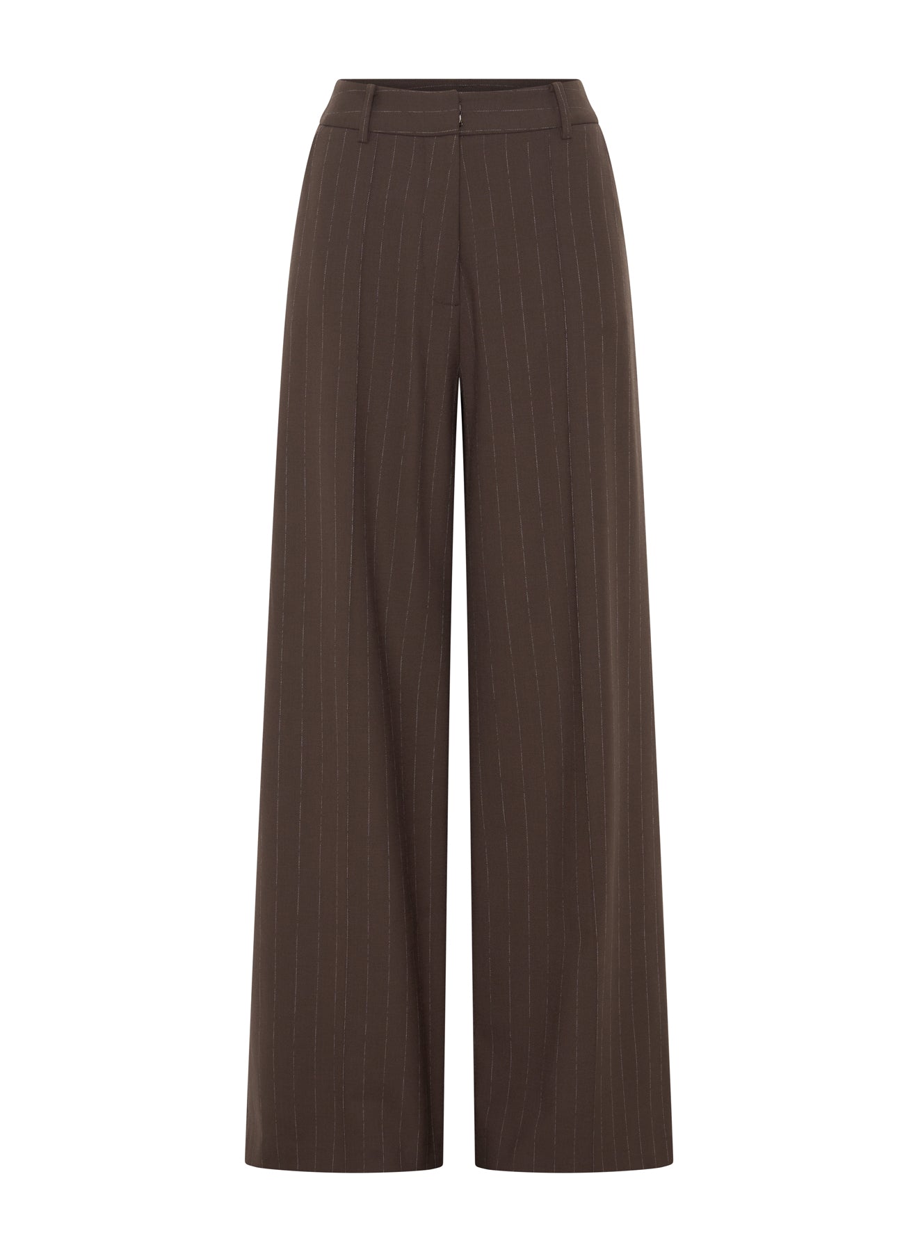 ADAM PANTS (BROWN CHALK STRIPE)