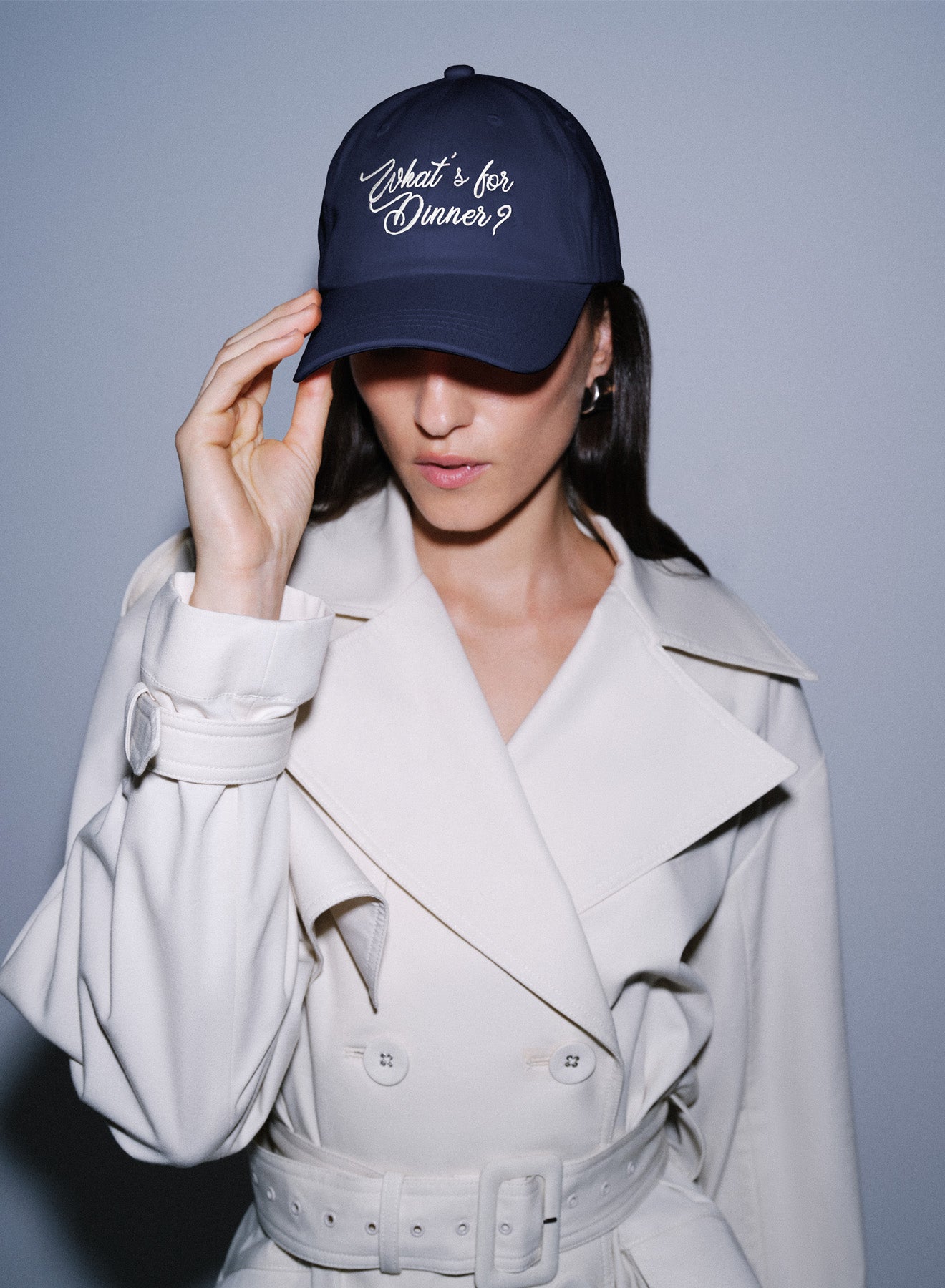 WHAT'S FOR DINNER CAP (NAVY)