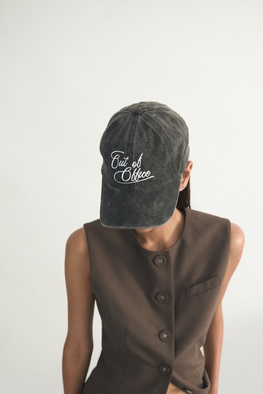 OUT OF OFFICE CAP (BLACK)