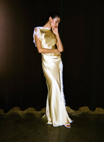MARTHA DRESS (CHAMPAGNE) ANNA QUAN US MARTHA DRESS (CHAMPAGNE) ANNA QUAN US