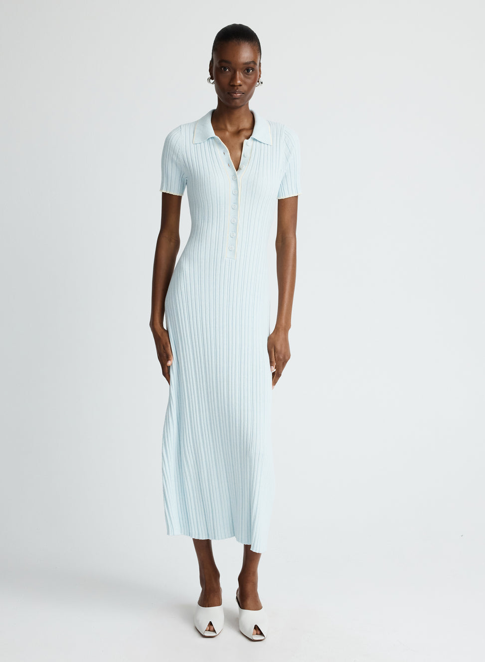 PENELOPE DRESS (GLACIER W/ SILENCE TRIM) ANNA QUAN US PENELOPE DRESS (GLACIER W/ SILENCE TRIM) ANNA QUAN US