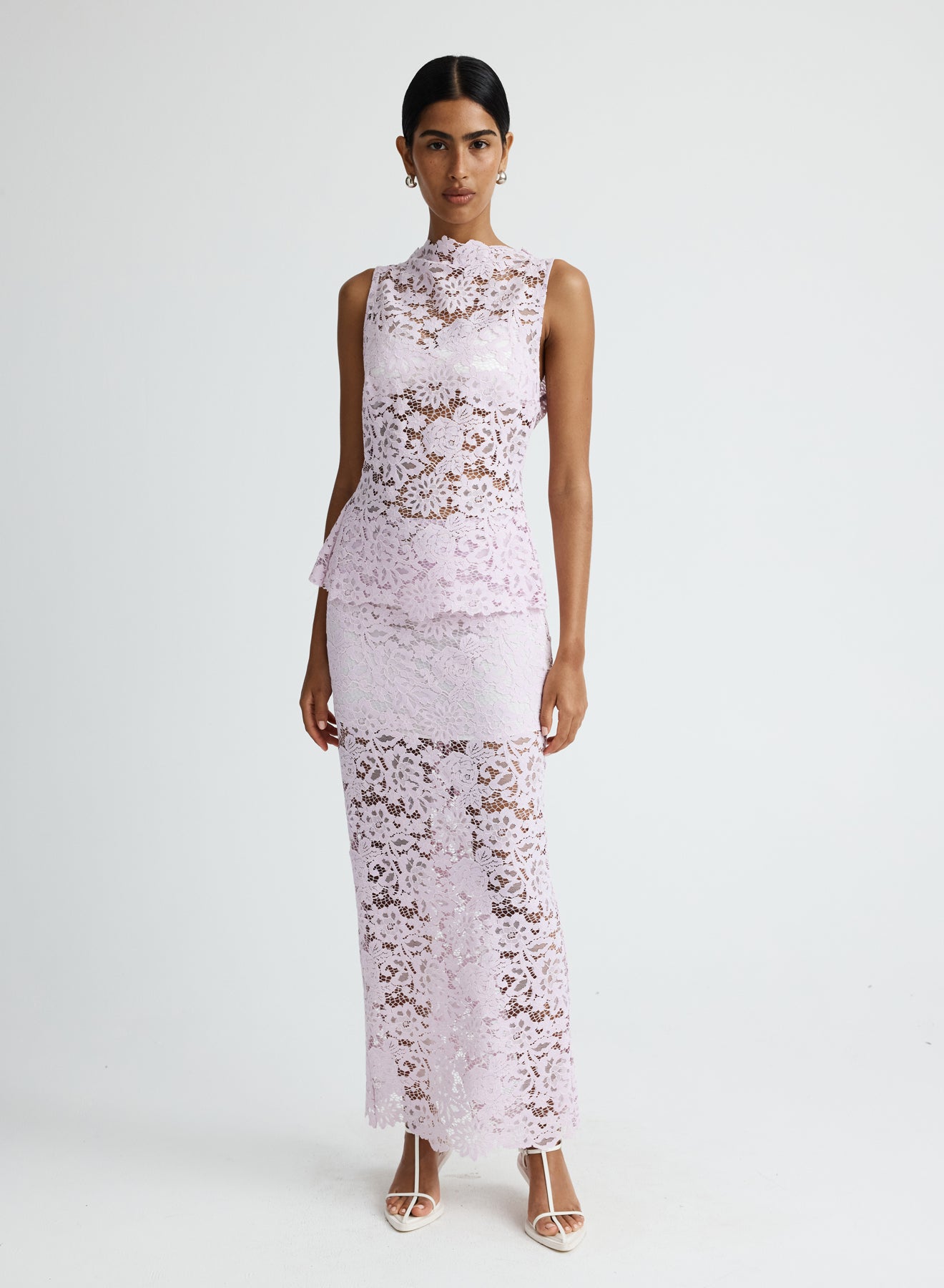 LUELLA TOP (PURPLE LACE)