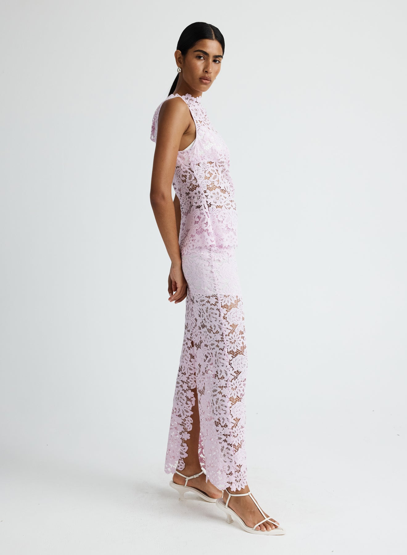LUELLA TOP (PURPLE LACE)
