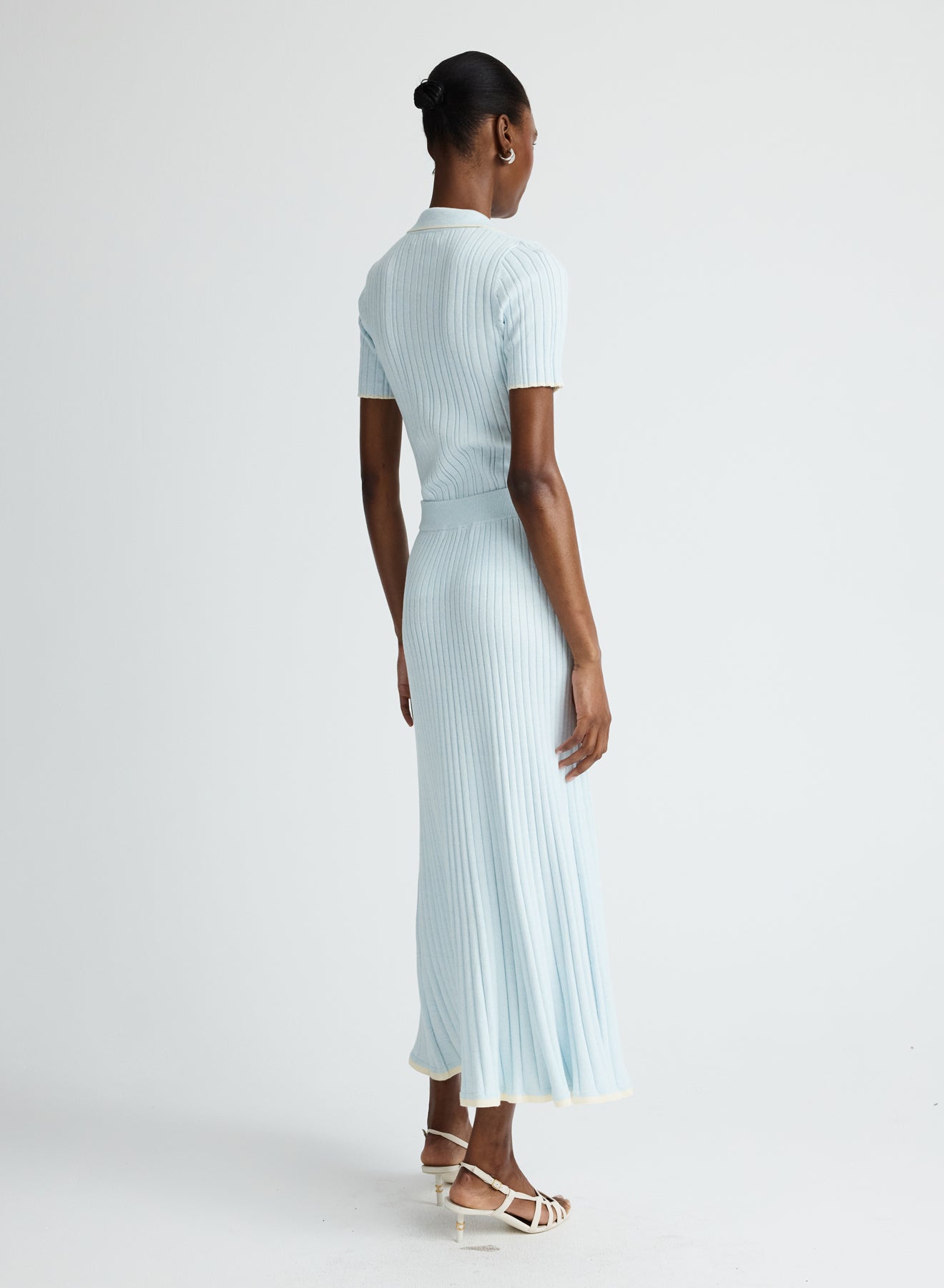 FELICIA SKIRT (GLACIER W/ SILENCE TRIM)