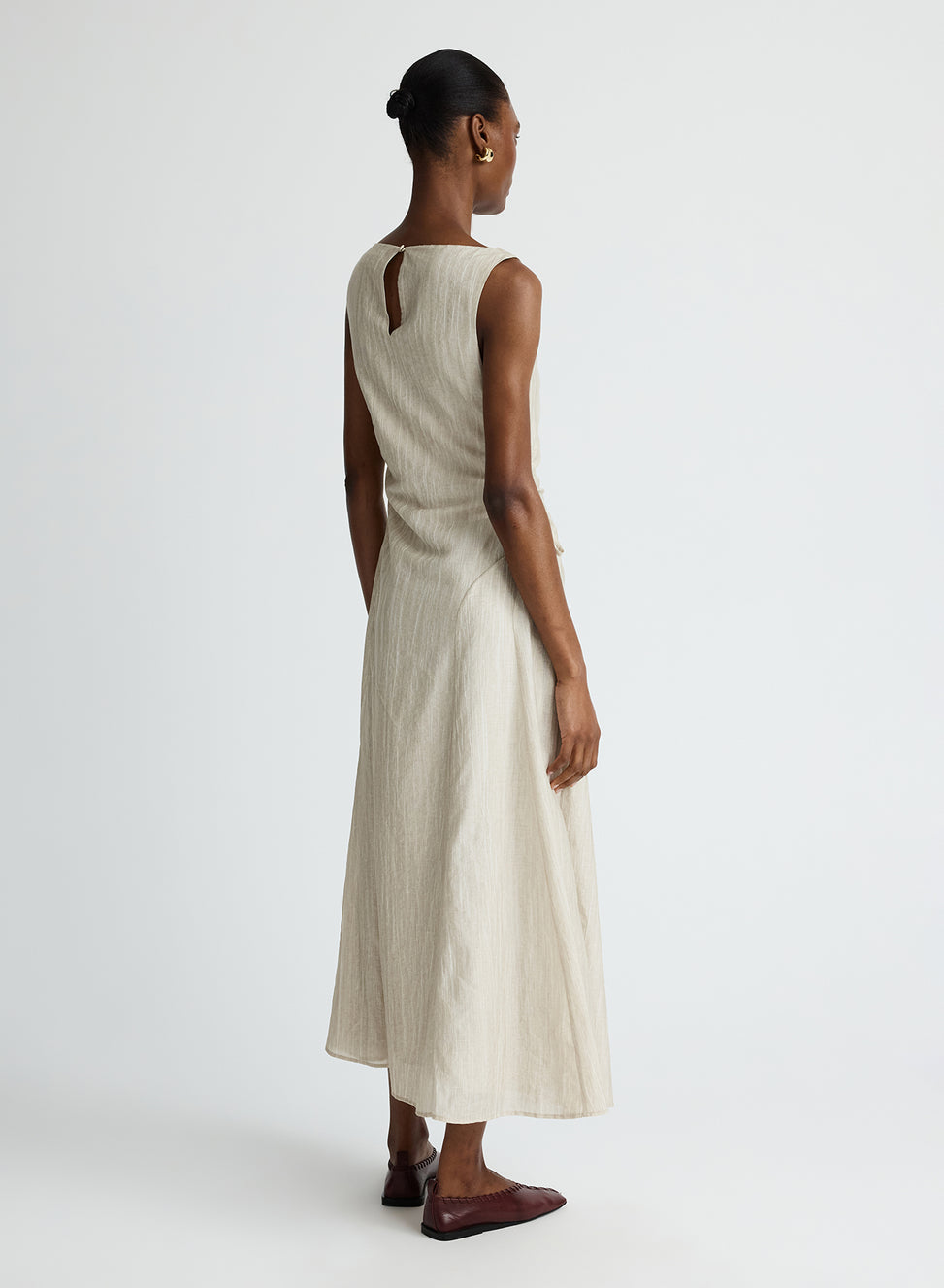 tencel lyocell cocktail dress Sustainable Tencel Lyocell Dress in Navy Blue