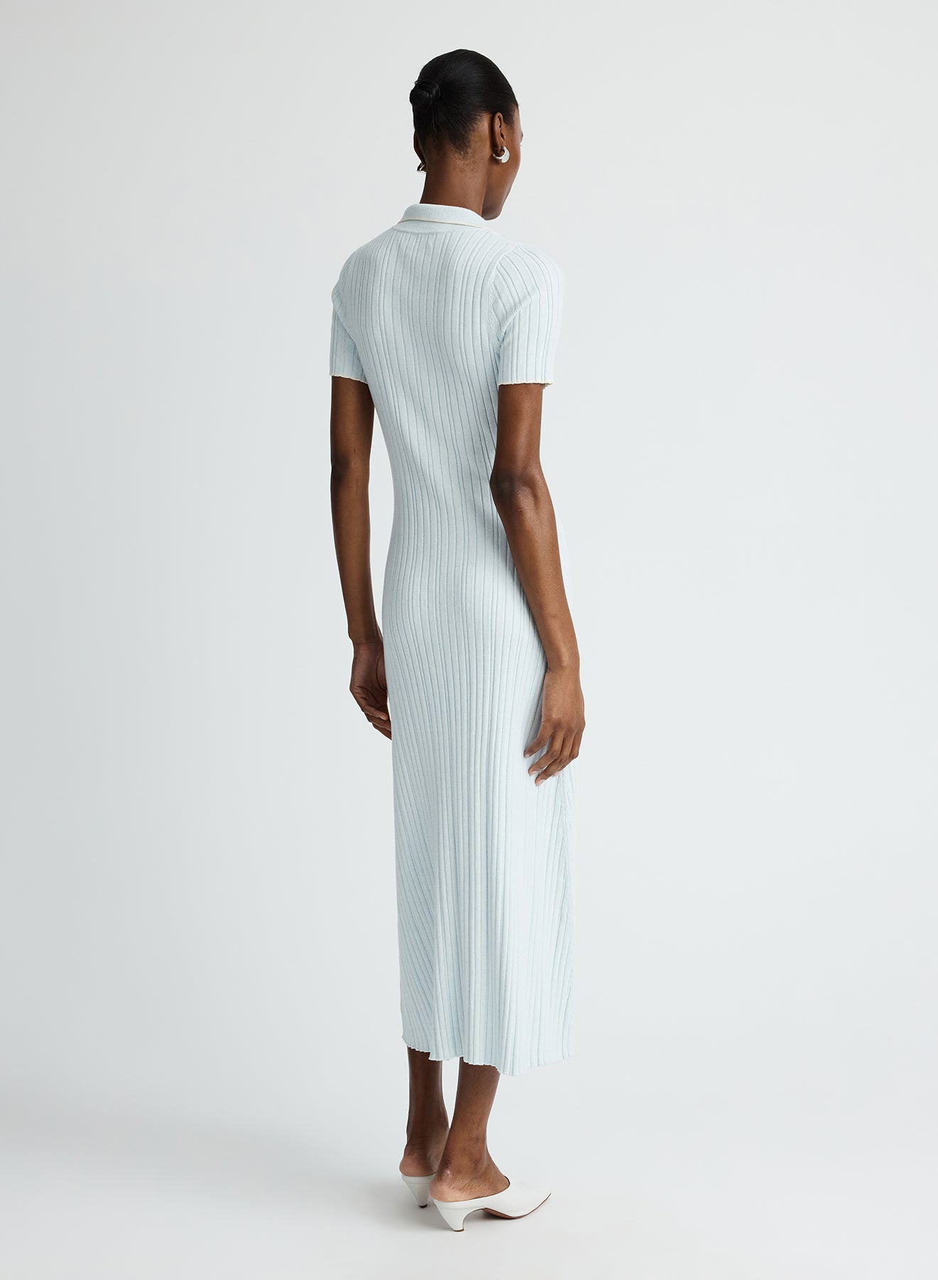 PENELOPE DRESS (GLACIER W/ SILENCE TRIM)