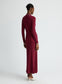 ANGELINA DRESS (CHERRY W/ SILENCE TRIM)