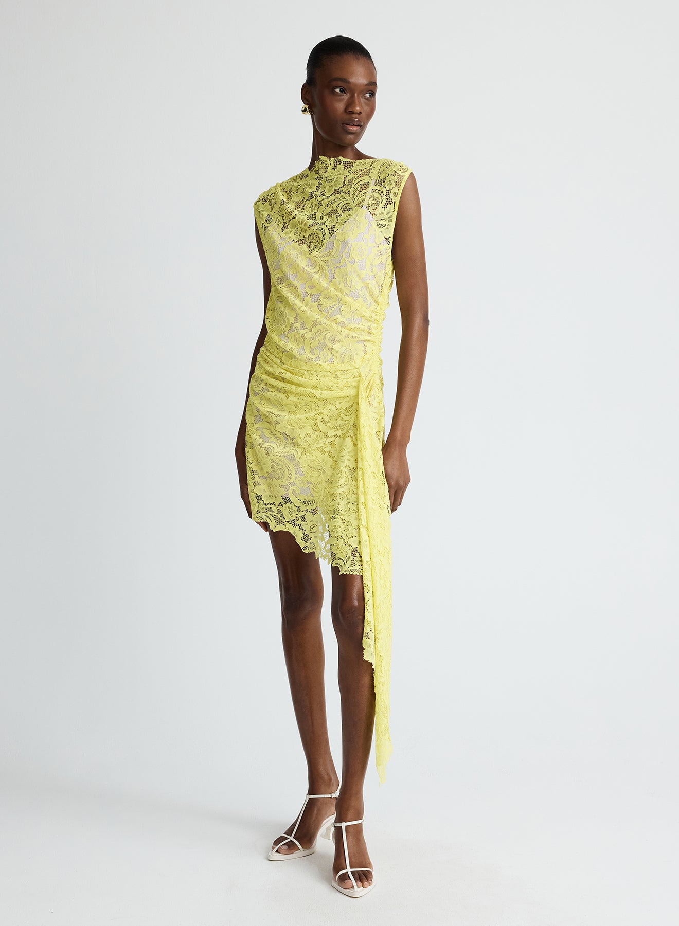 INDI DRESS (YELLOW LACE)