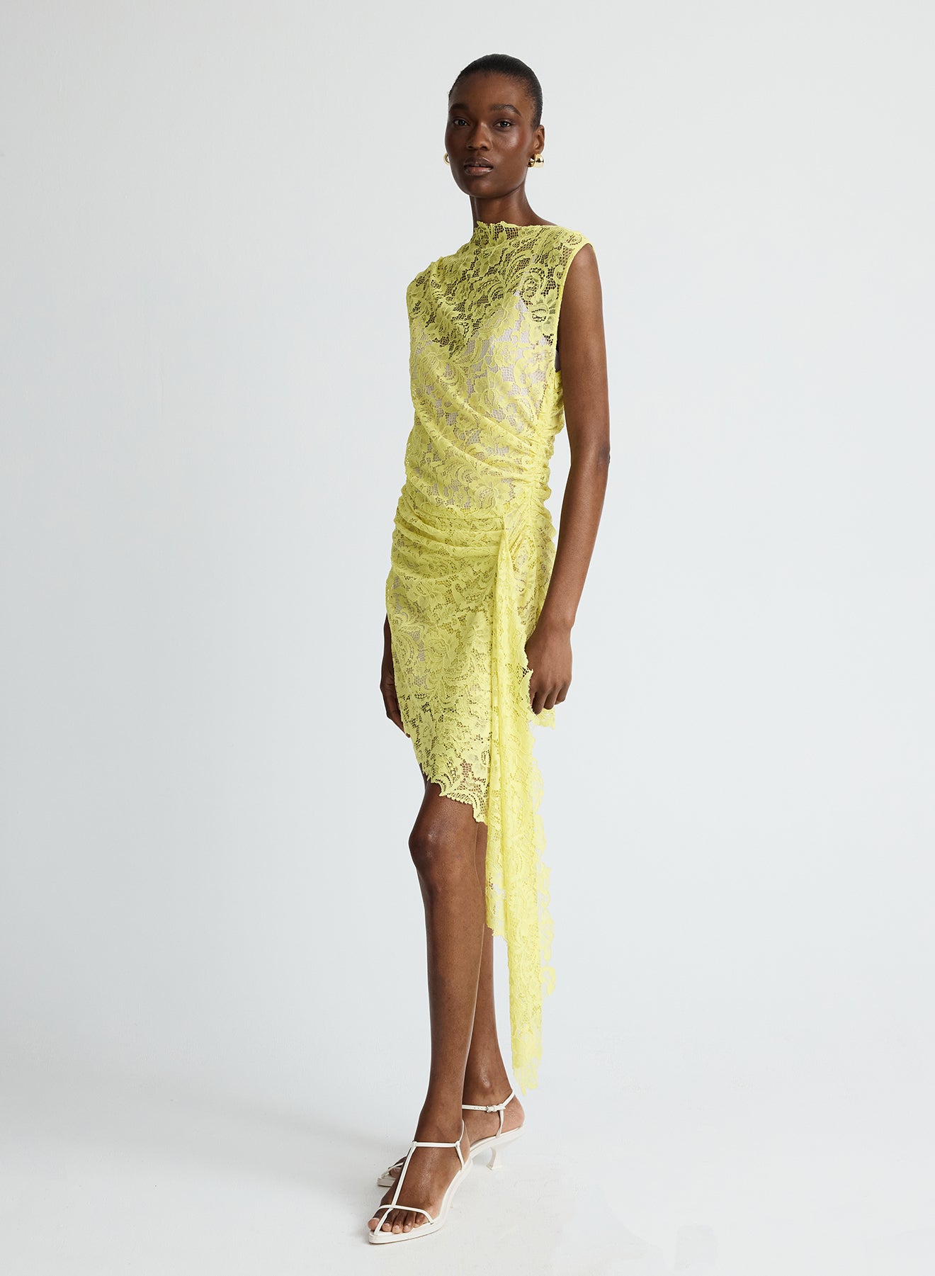 INDI DRESS (YELLOW LACE)