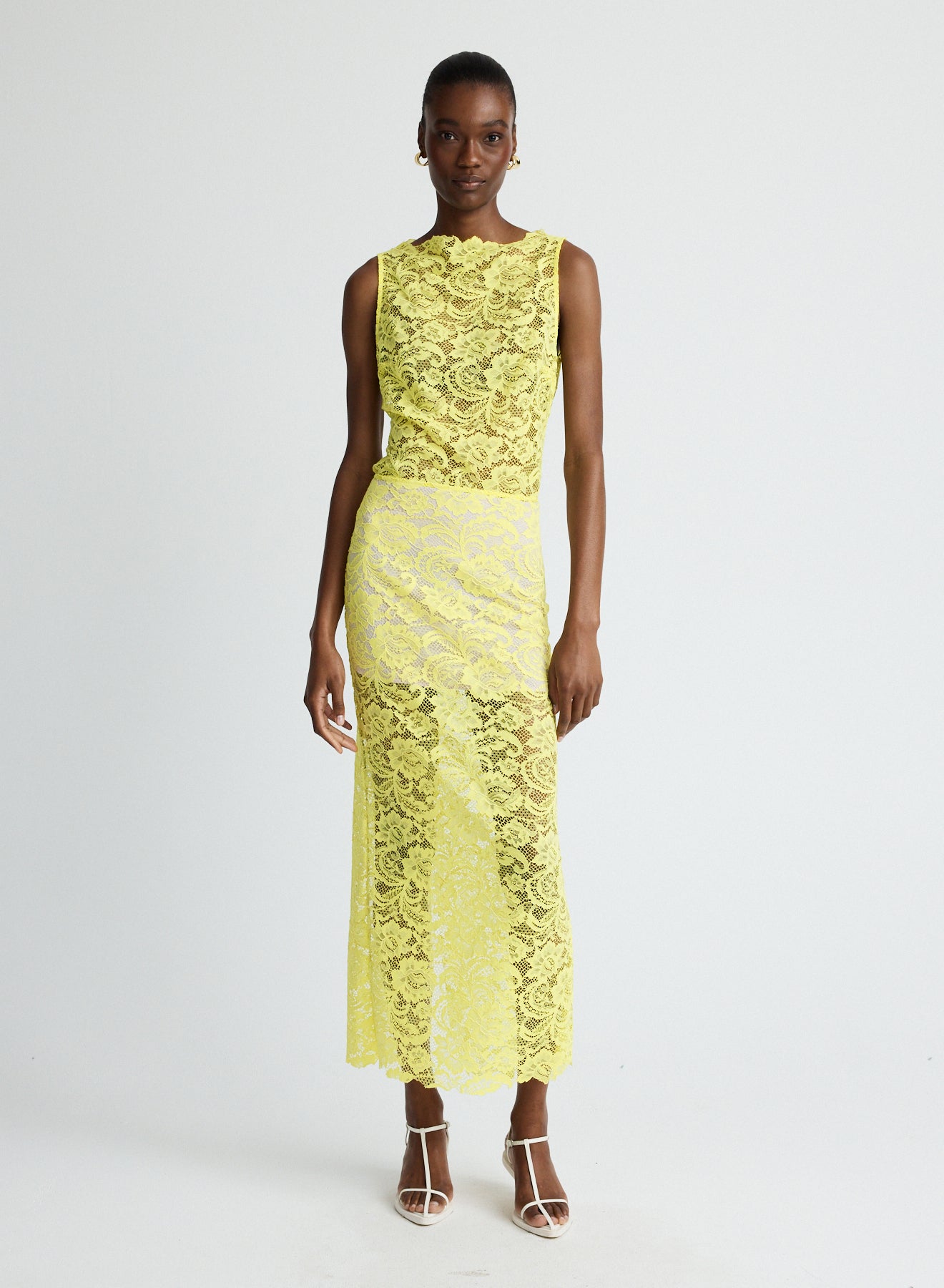 JACKIE SKIRT (YELLOW LACE)