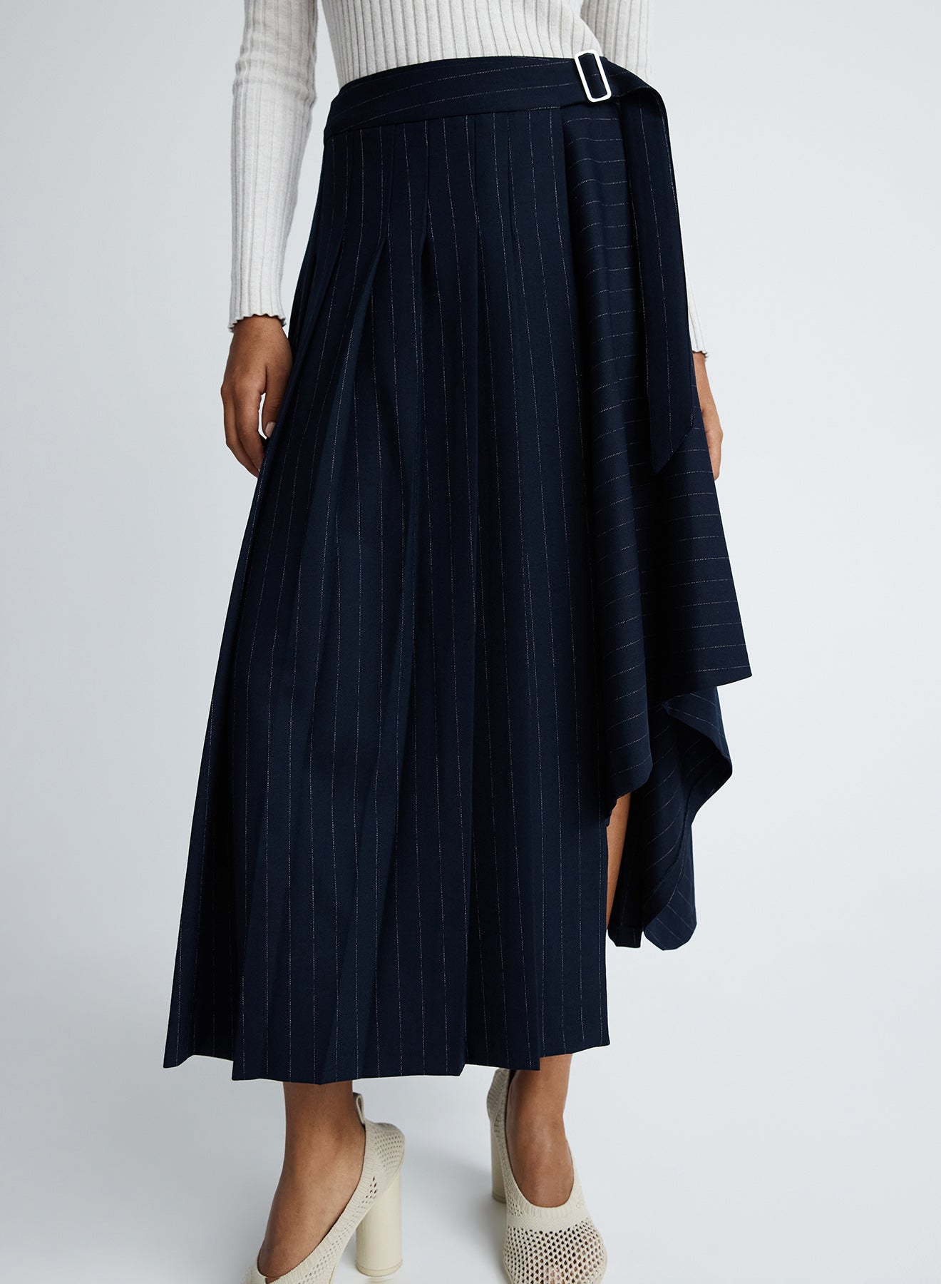 VIRGINIA SKIRT (CHALKSTRIPE) – ANNA QUAN US