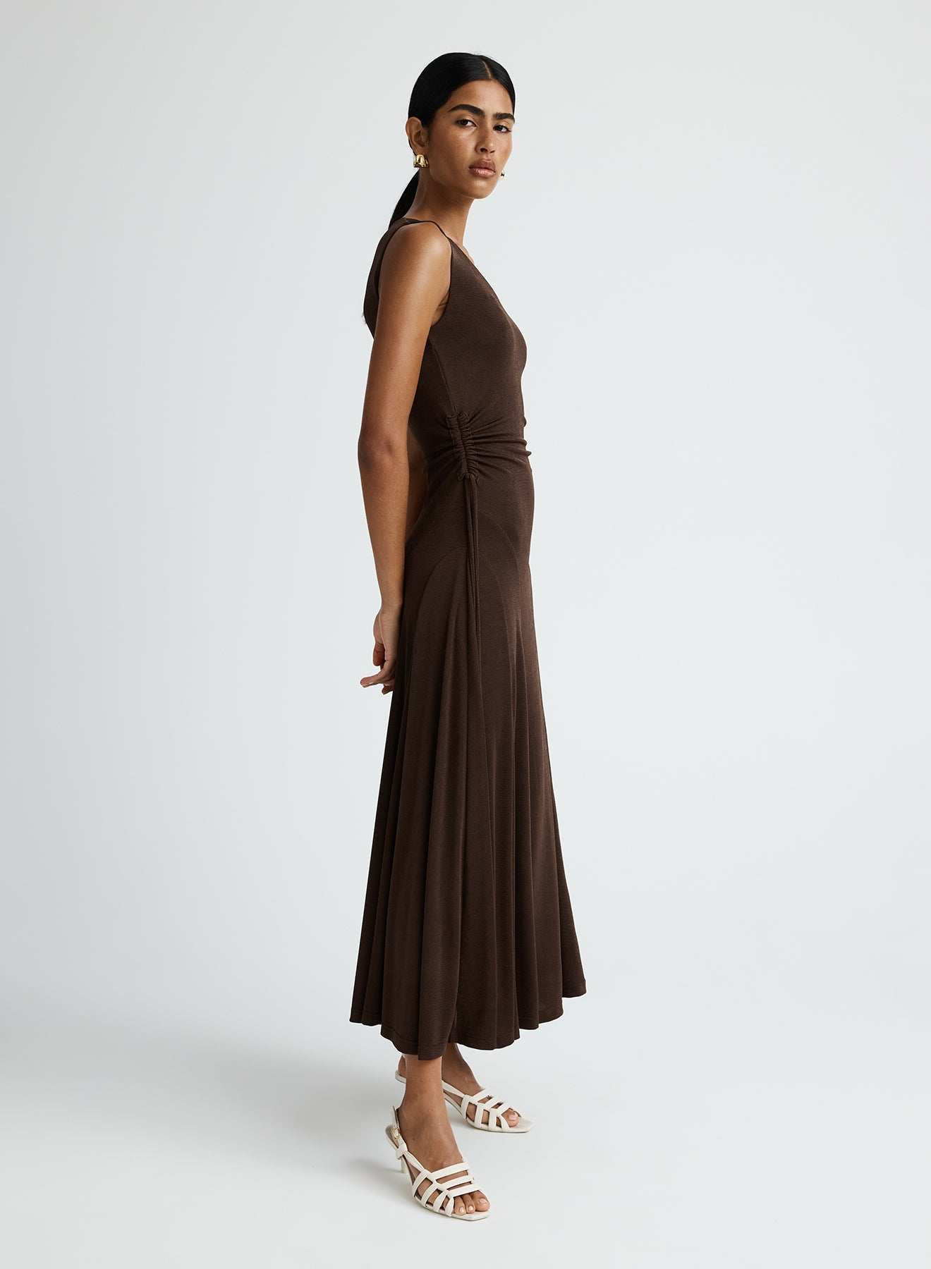 MARIA DRESS (ESPRESSO)