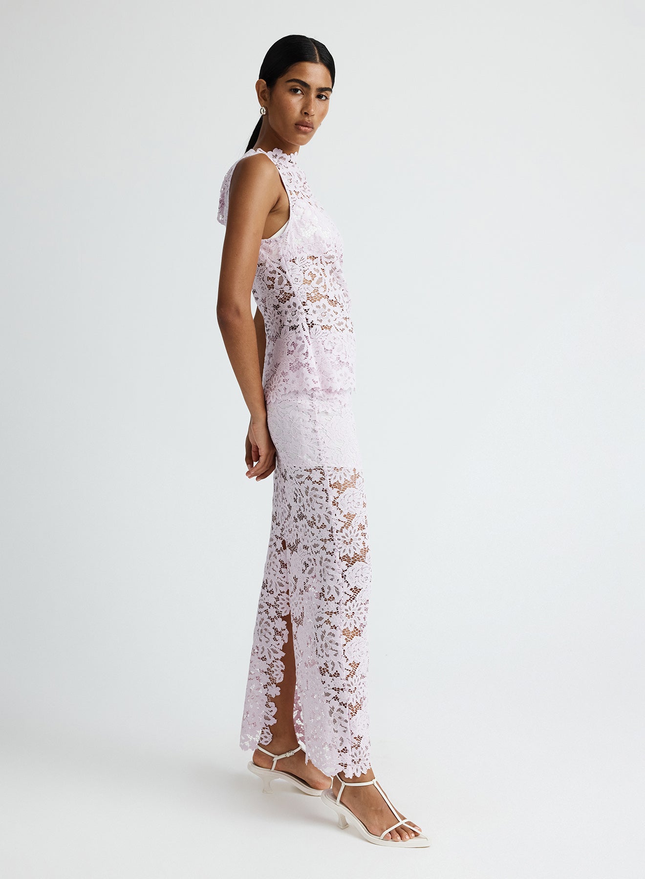 LUELLA TOP (PURPLE LACE)
