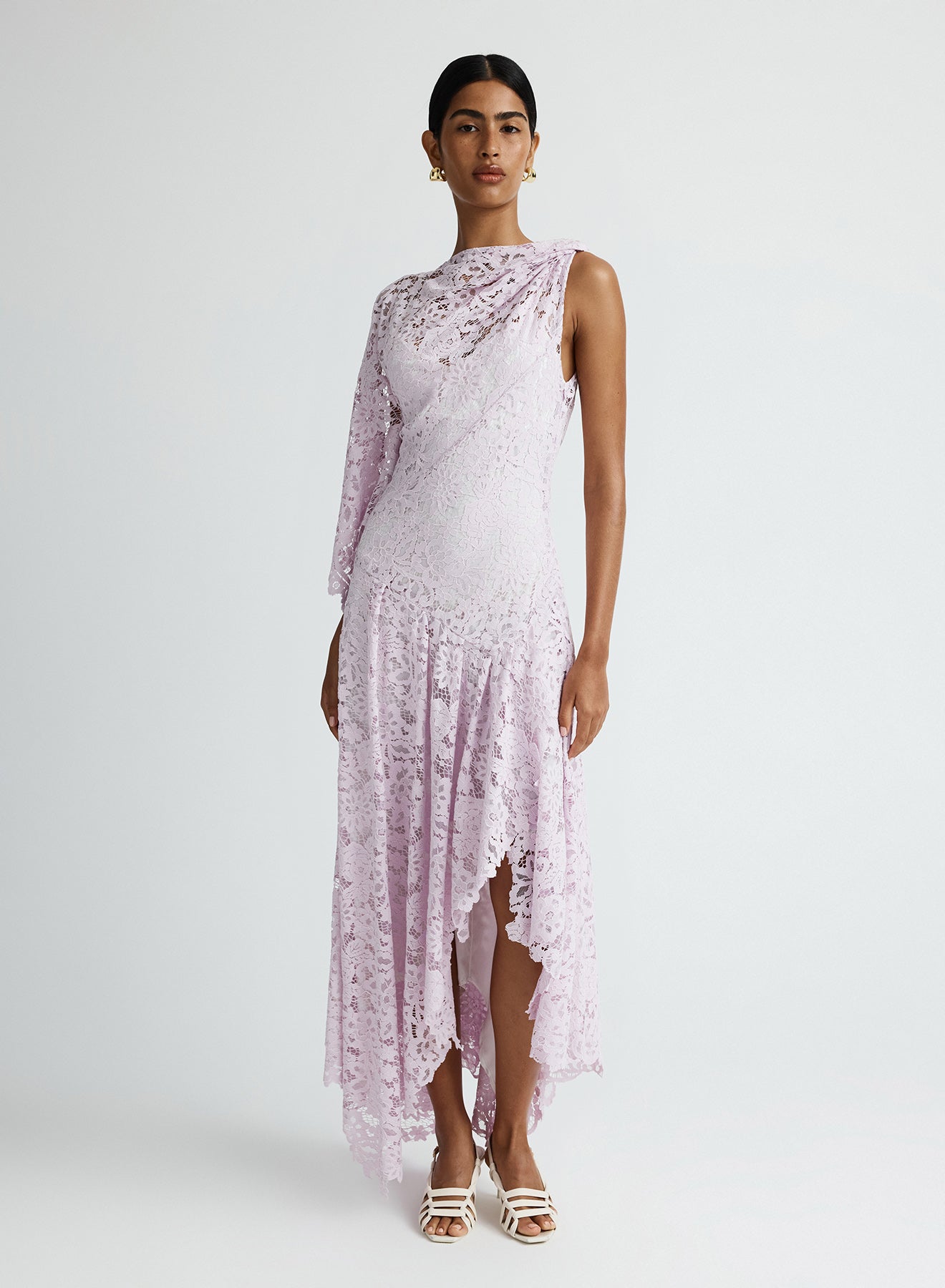 LYDIA DRESS (PURPLE LACE)