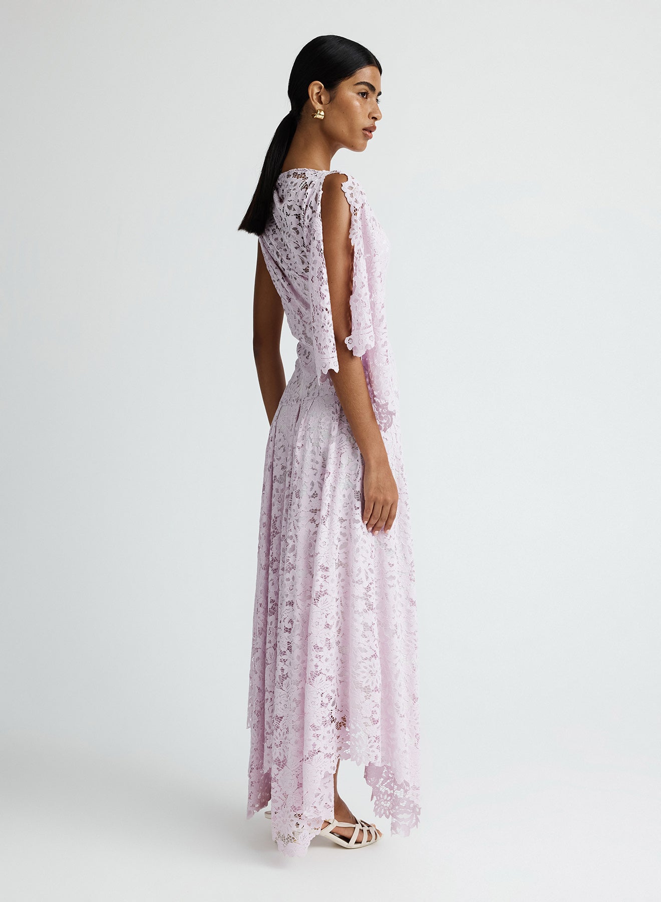 LYDIA DRESS (PURPLE LACE)