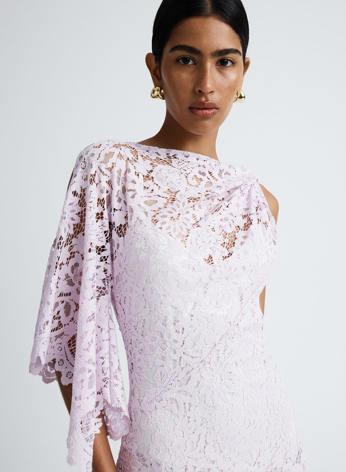 LYDIA DRESS (PURPLE LACE)