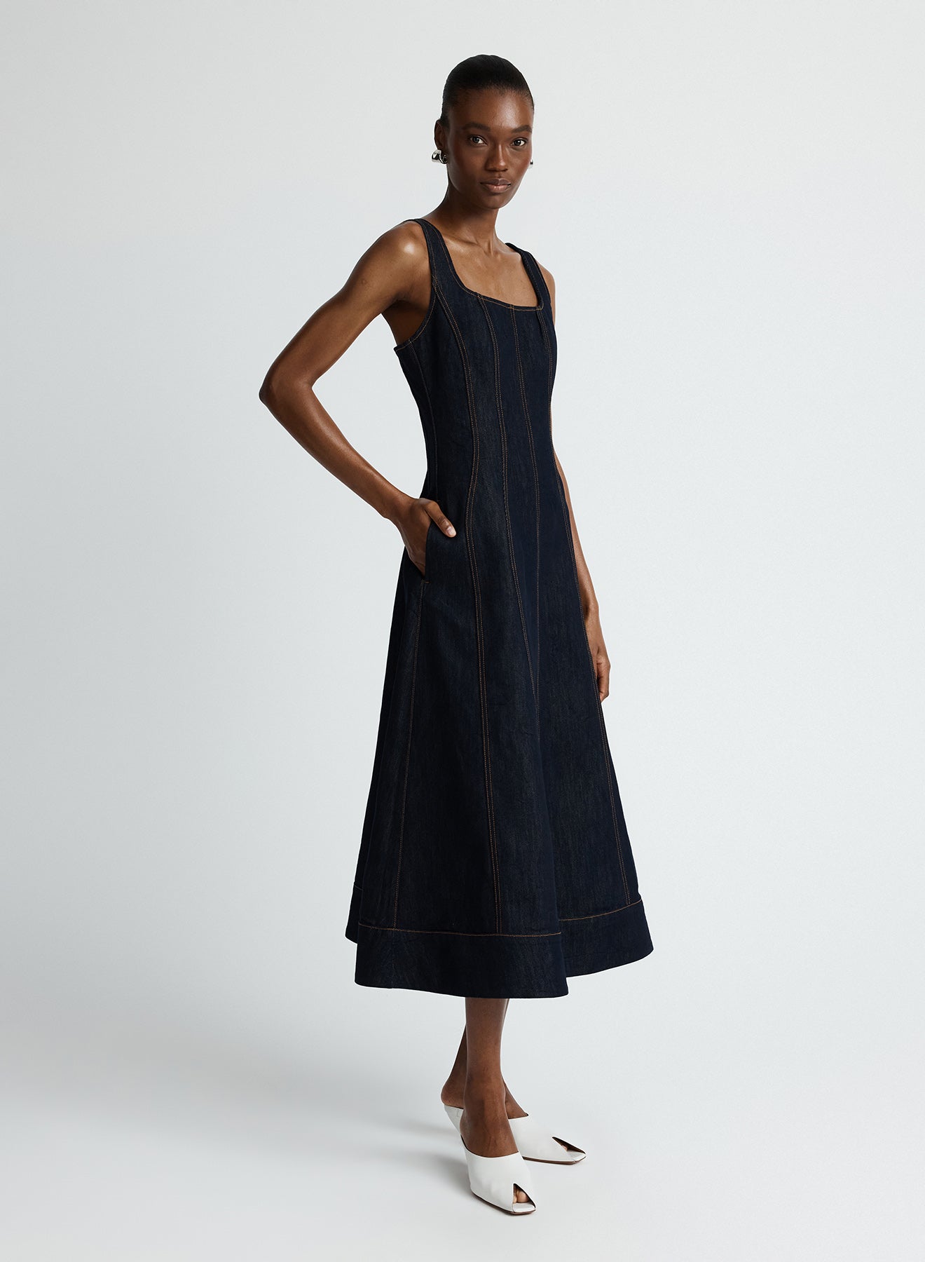 cowgirl justice denim dress Ranch Denim Dress (by Cowgirl Justice)