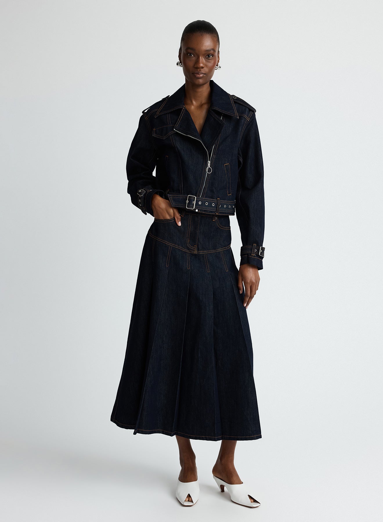 PHEONIX JACKET (DARK INDIGO)