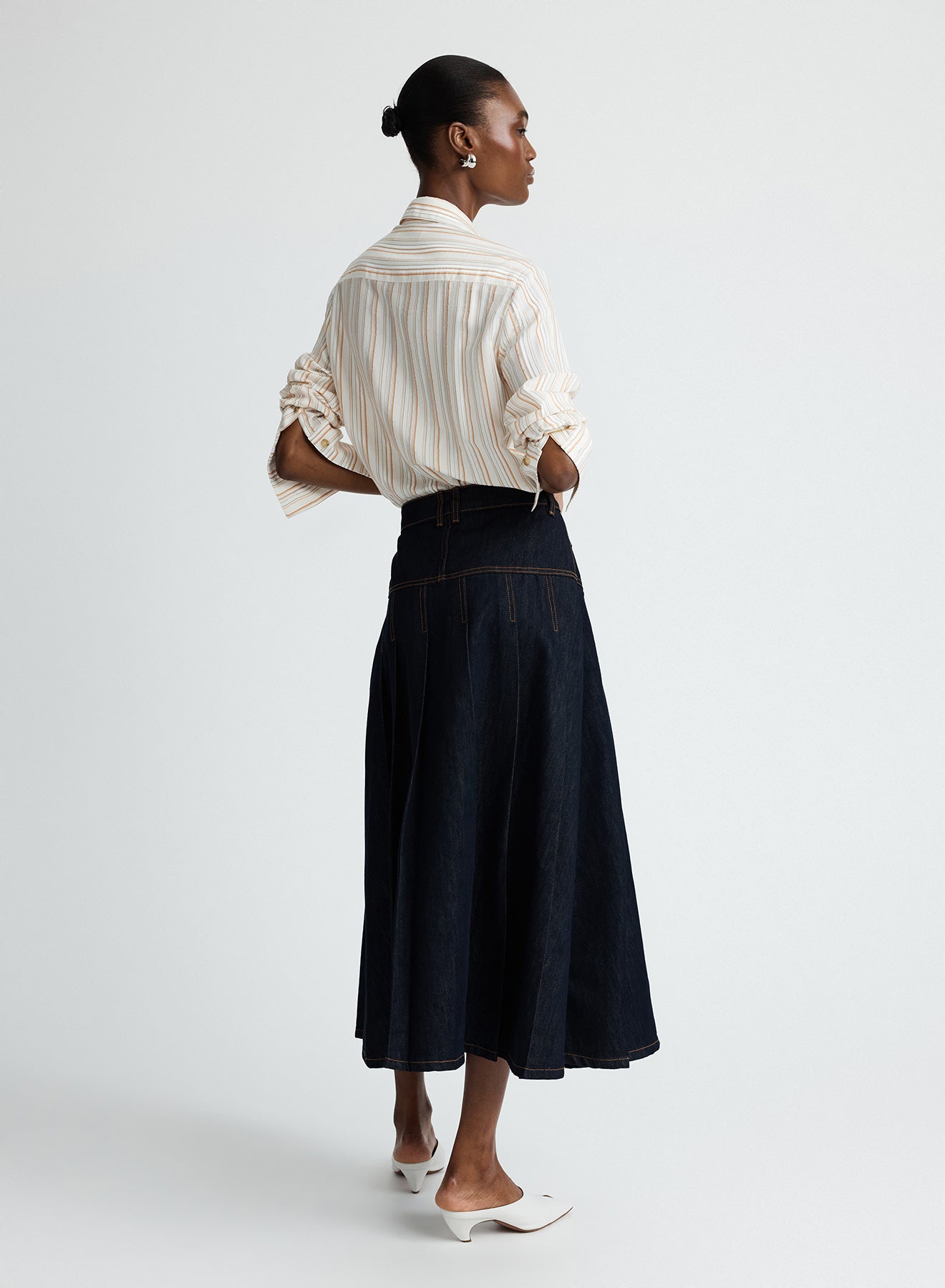 LOGAN SKIRT (DARK INDIGO)
