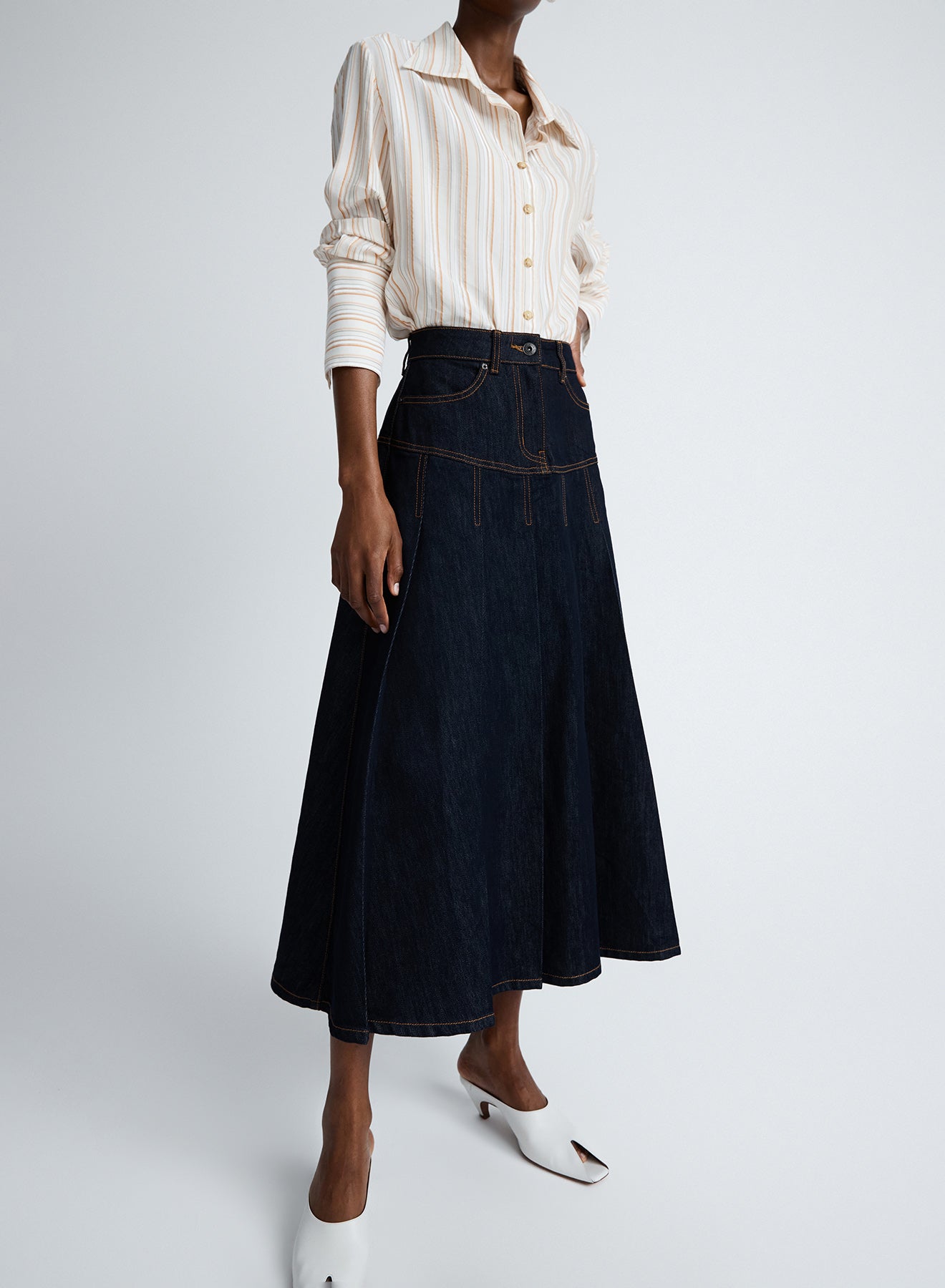 LOGAN SKIRT (DARK INDIGO)