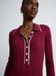 ANGELINA DRESS (CHERRY W/ SILENCE TRIM)