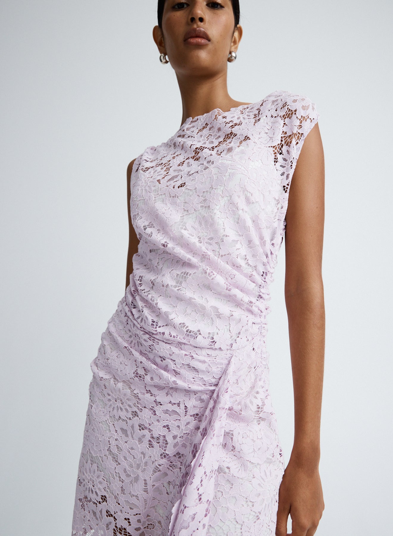 INDI DRESS (PURPLE LACE)