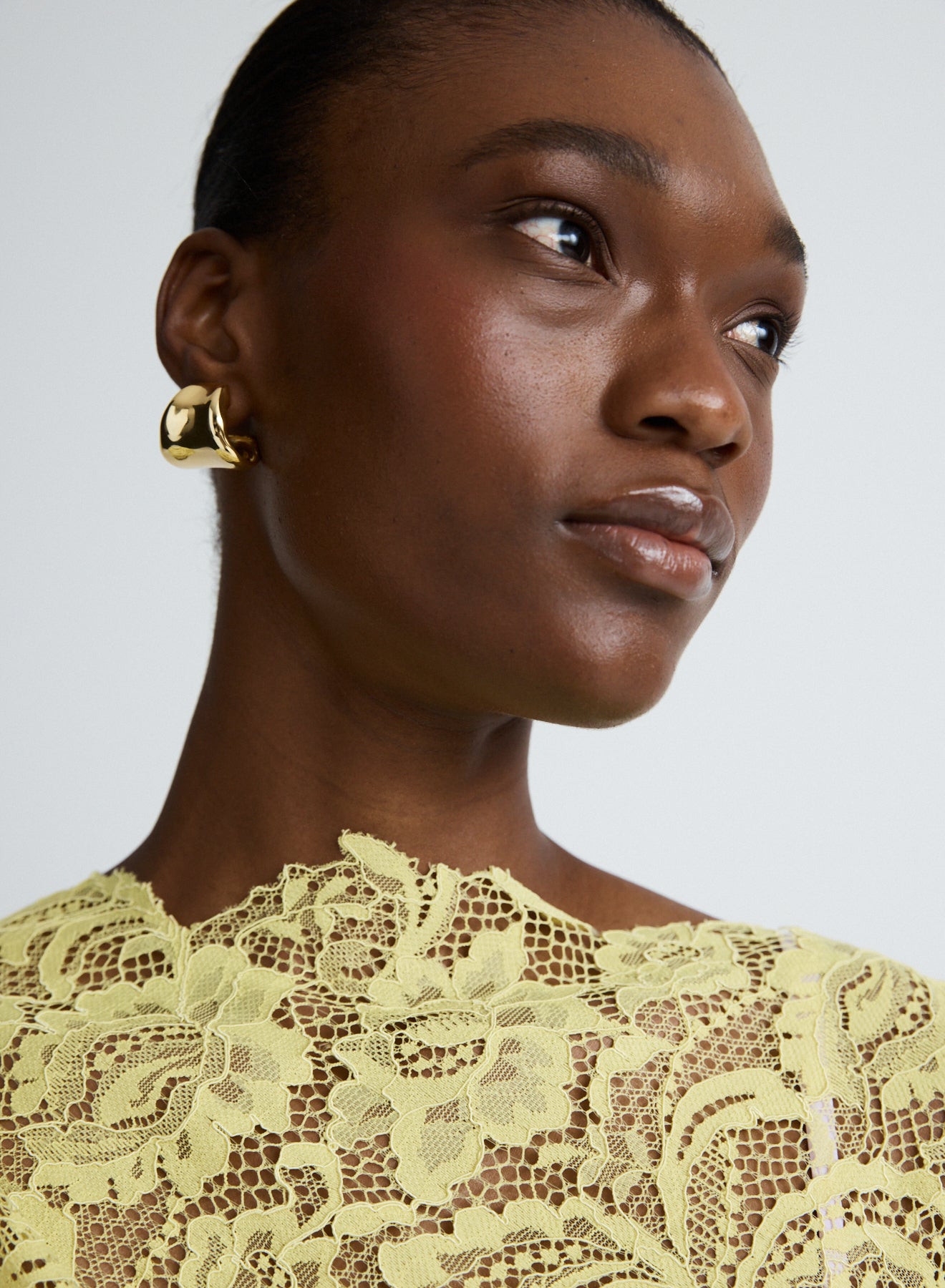 INDI DRESS (YELLOW LACE)