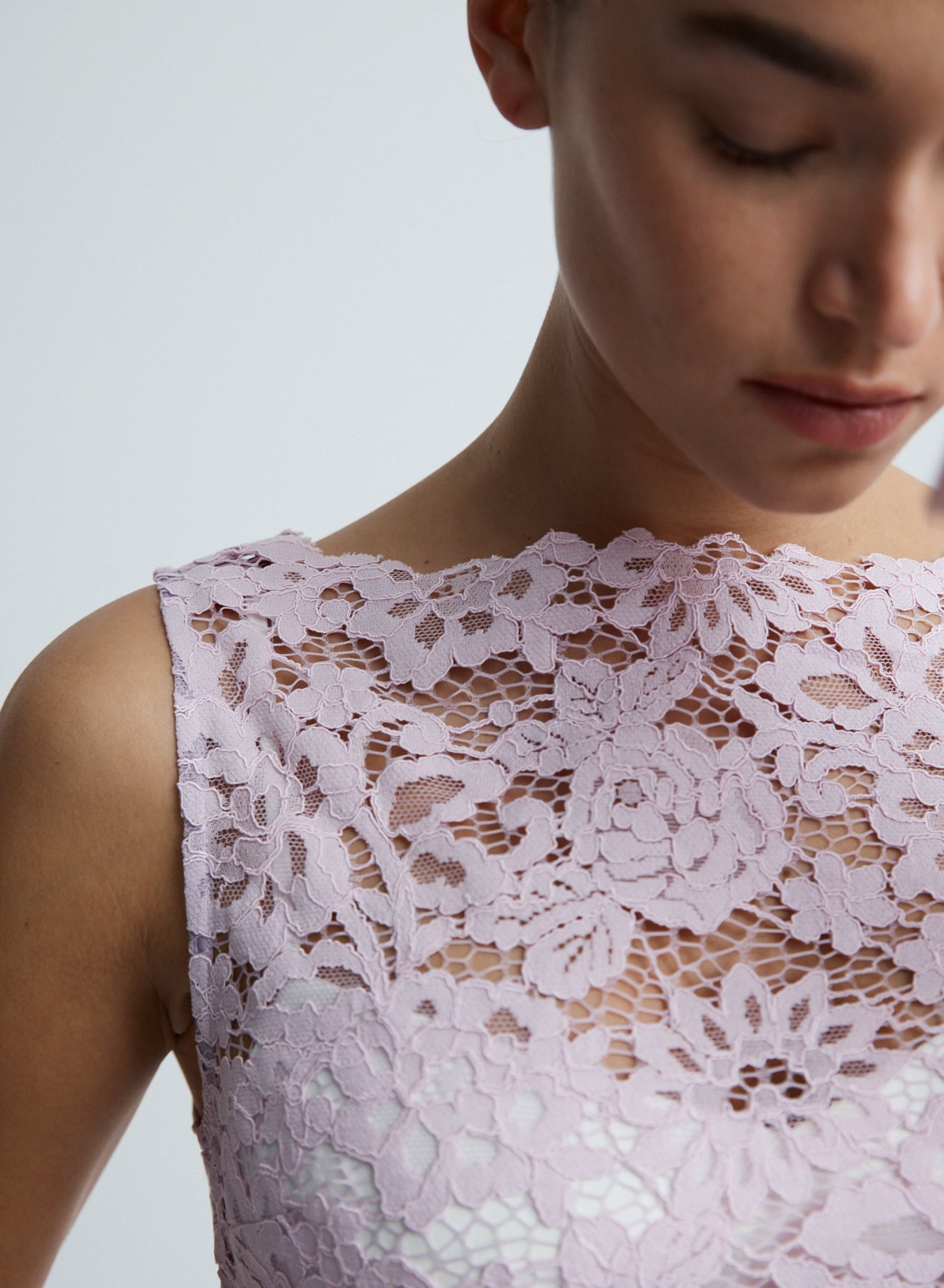 LUELLA TOP (PURPLE LACE)