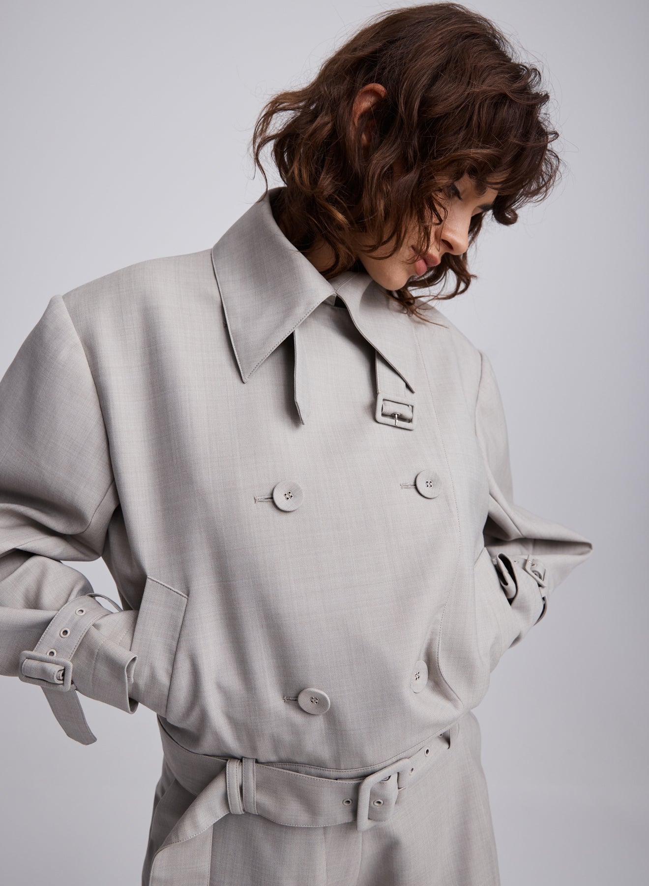 BOURDIN JACKET (CEMENT)