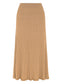 Elevate your wardrobe with ANNA QUAN'S Cotton Rib Midi Skirt featuring a flared hem in the enchanting shade of Macchiato. This midi skirt effortlessly transitions from everyday casual chic to sophisticated elegance, making it a versatile wardrobe essential. Midi knit skirt, everyday knit skirt, everyday midi skirt, work skirts, everyday work skirt, long work skirts, conservative work skirts.