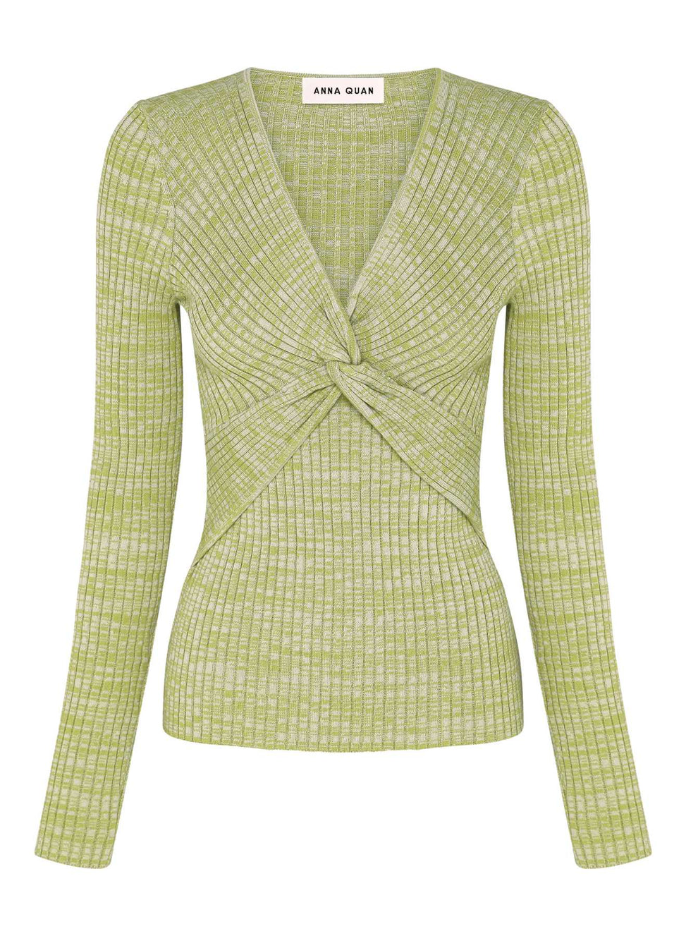 Upgrade your wardrobe with the ANNA QUAN Long Sleeve Knit Top featuring an interest point centre front twist. This versatile piece seamlessly combines comfort and style; ideal for various occasions, it's our new season must-have long sleeve knit top. Must-have knitwear, knit tops for work, tops for work, work tops, warm work tops.