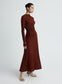 HARLOW DRESS (BURGUNDY)