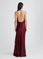 PETA DRESS (WINE)
