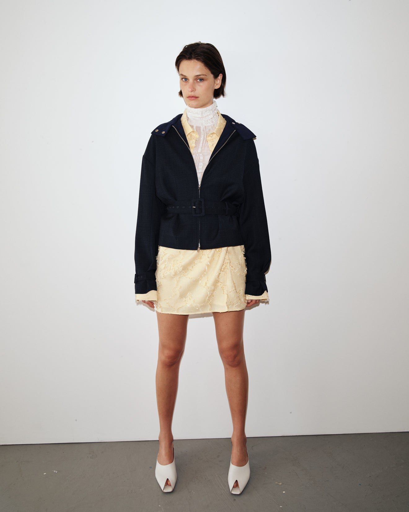 ZAHA BOMBER JACKET (NAVY)