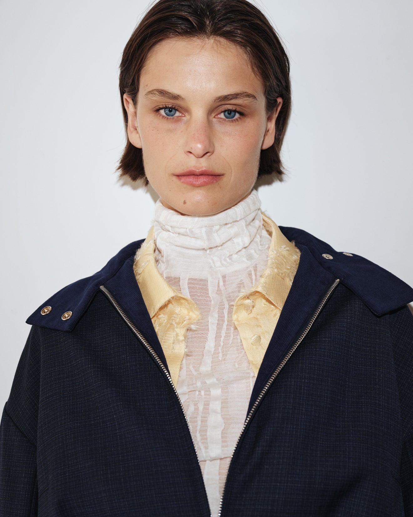 ZAHA BOMBER JACKET (NAVY)