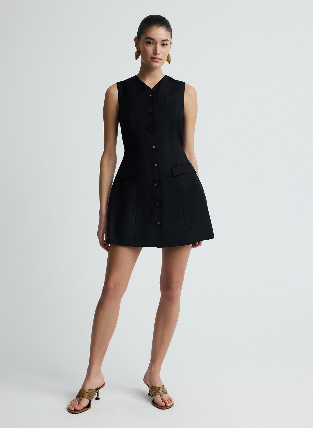 KOA DRESS (BLACK WOOL)
