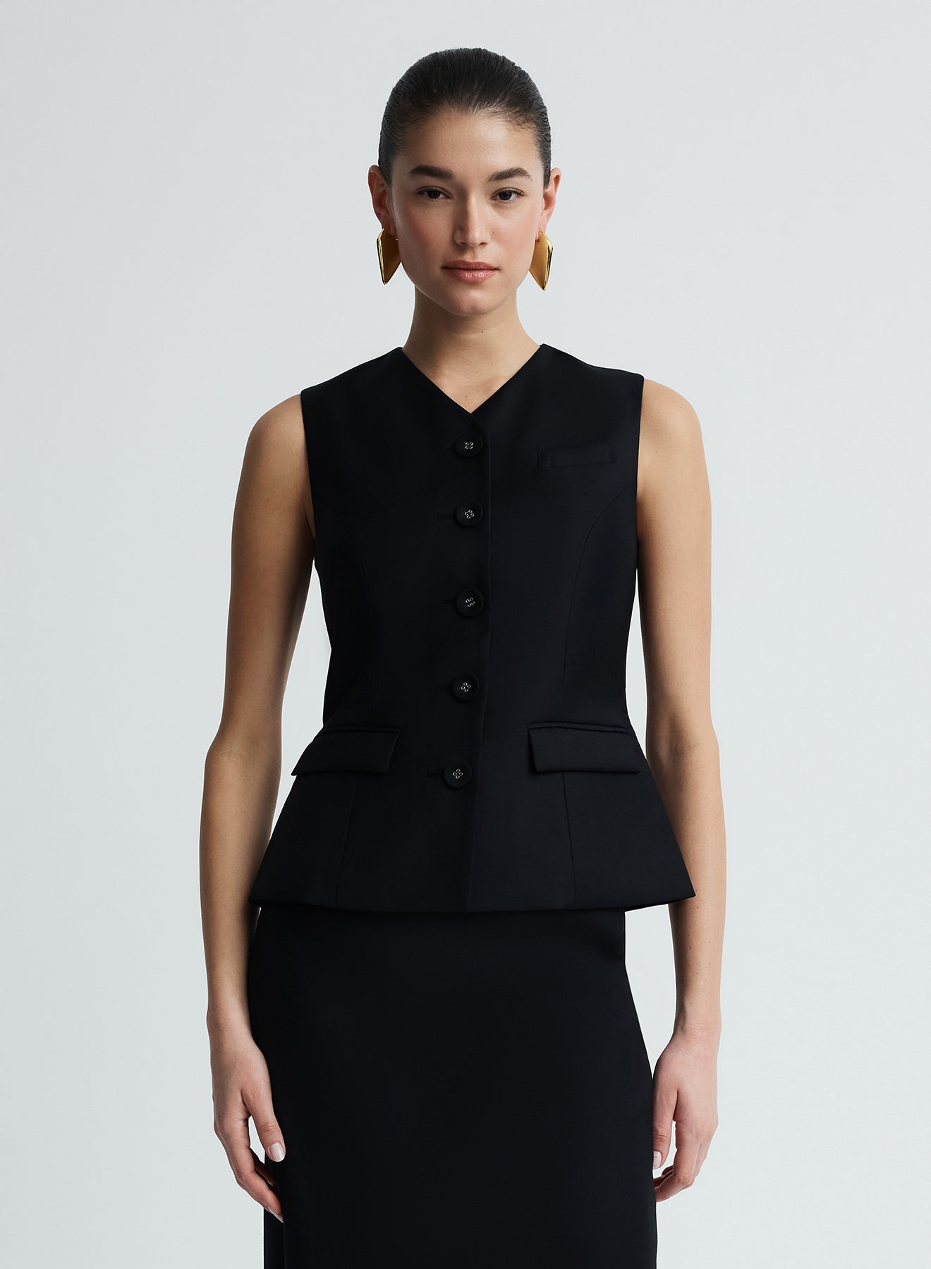 KENDALL TOP (BLACK WOOL)