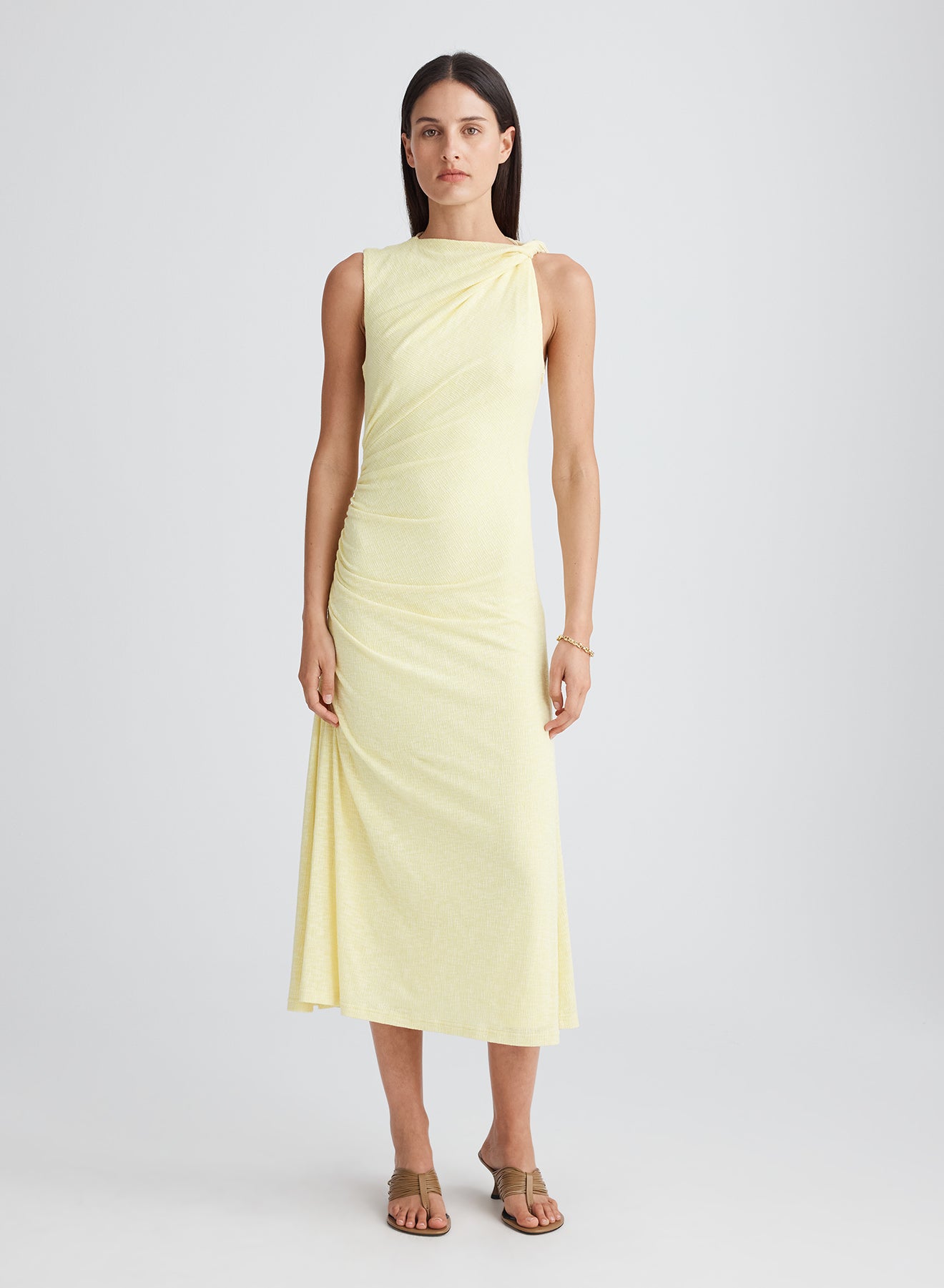 SASHA DRESS (YELLOW JERSEY)