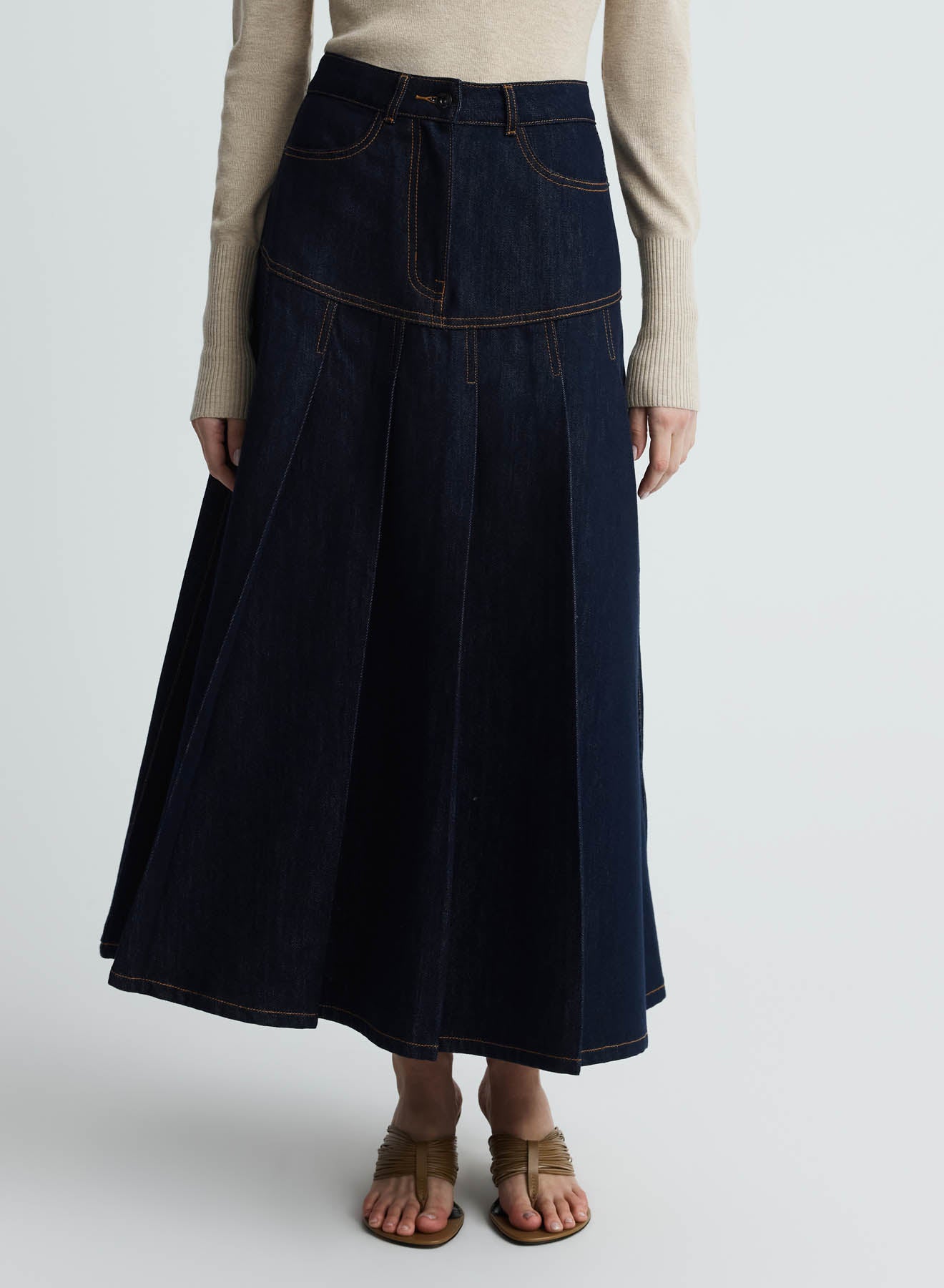 LOGAN SKIRT (DARK INDIGO)