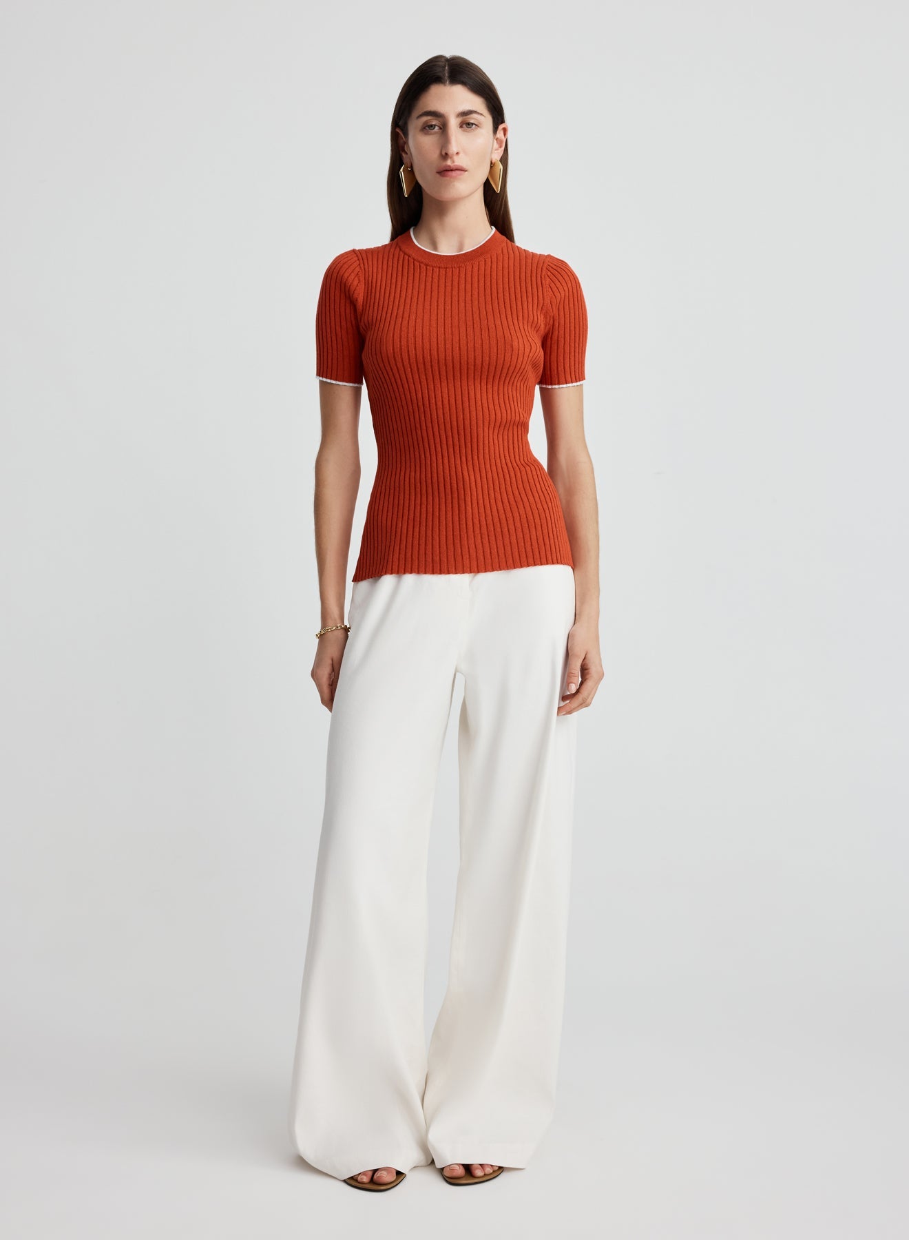 BEBE TOP (PERSIMMON/GLACIER)