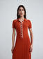 PENELOPE DRESS (PERSIMMON/GLACIER)