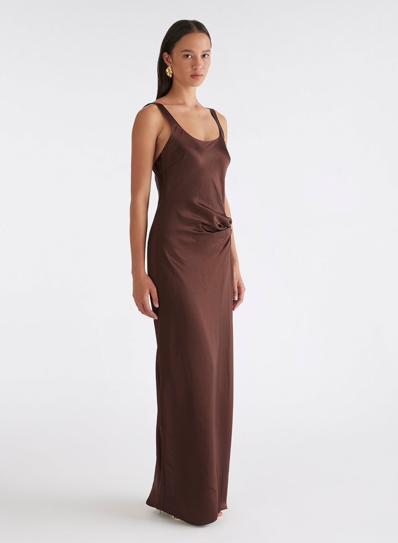 ETTA DRESS (SHAVED CHOCOLATE)