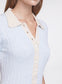 PENELOPE DRESS (POLAR W/ MALT TRIM)
