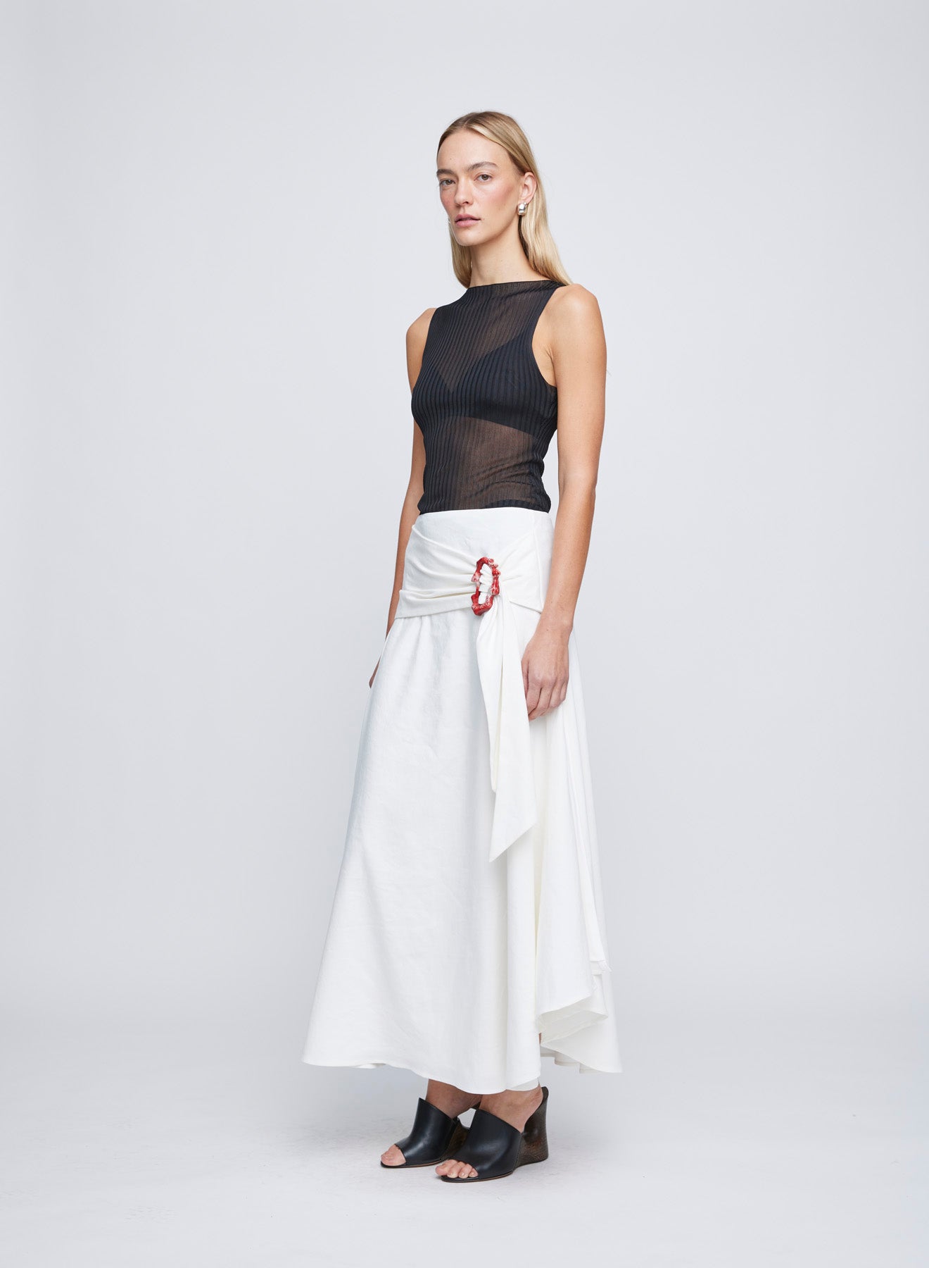 INGRID SKIRT (IVORY LINEN)