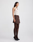 CORA SKIRT (BROWN CHALK STRIPE)