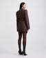 CORA SKIRT (BROWN CHALK STRIPE)