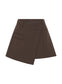 CORA SKIRT (BROWN CHALK STRIPE)