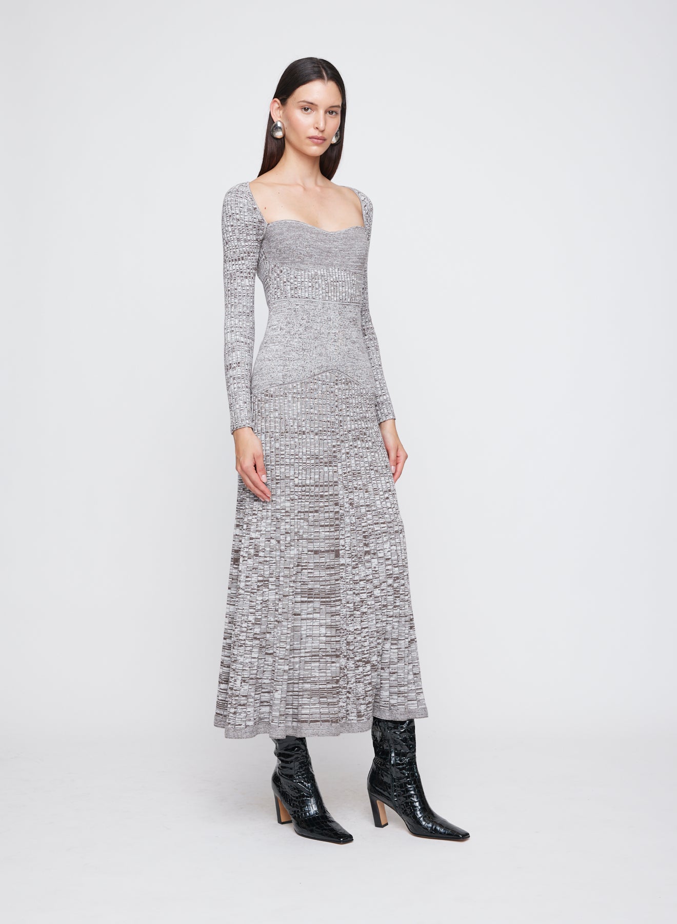 ABIGAIL DRESS (PEWTER)